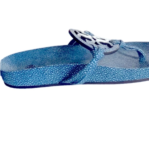 Tory Burch Miller Cloud Leather Sandals - Picture 4 of 5